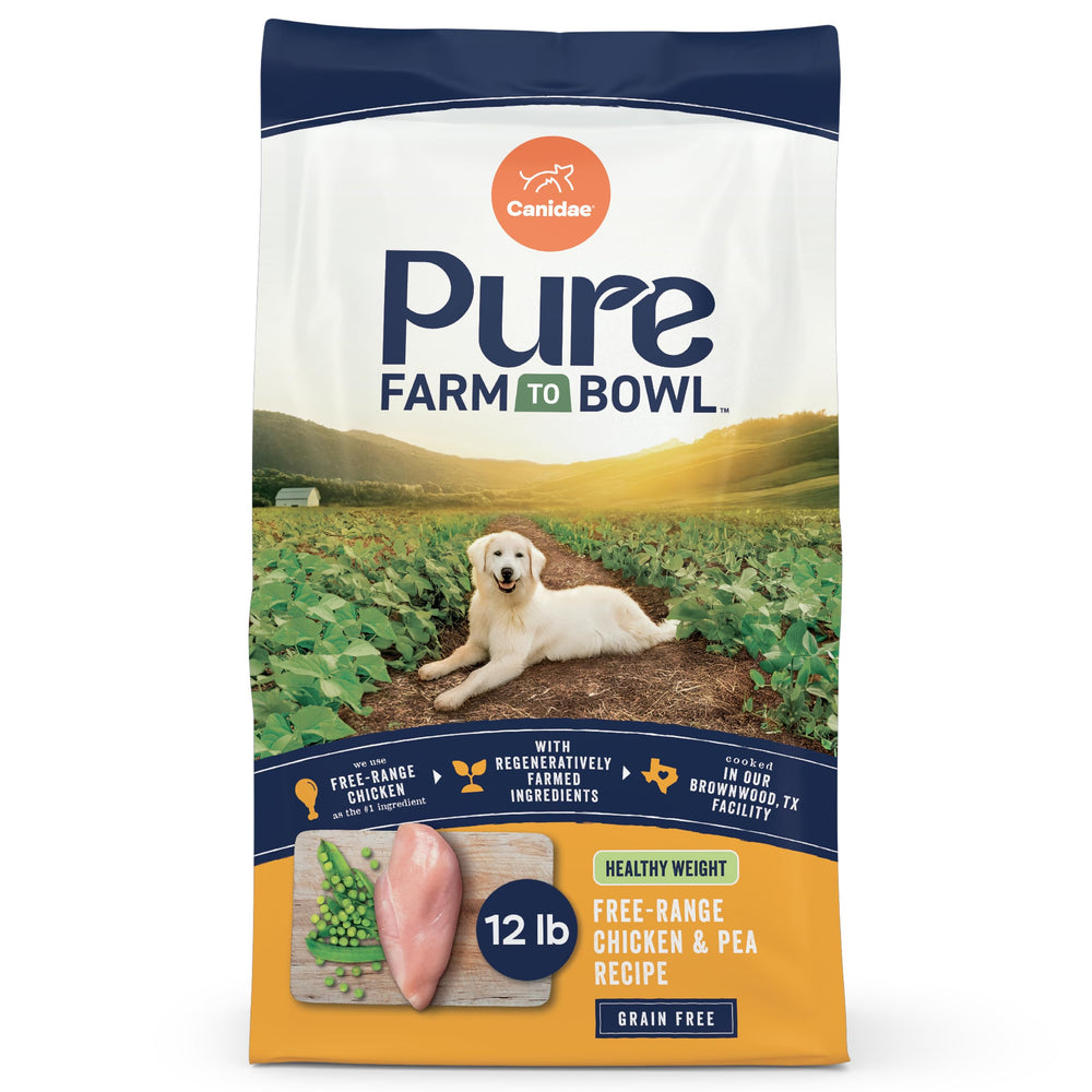 CANIDAE Pure pollo de granja libre para mantener músculos magros.