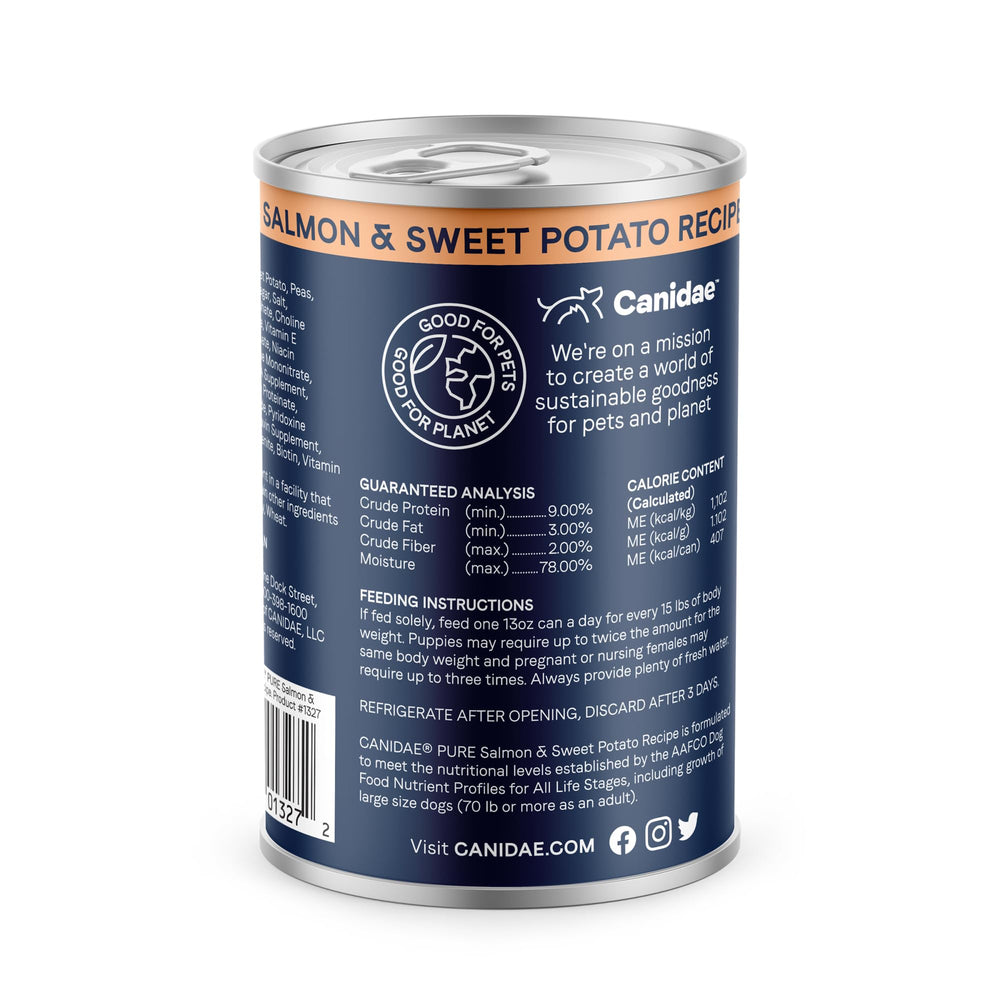 Servir CANIDAE PURE en plato revela textura jugosa adecuada para comer