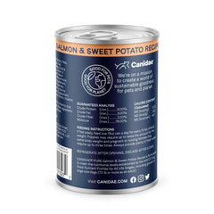 Servir CANIDAE PURE en plato revela textura jugosa adecuada para comer