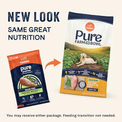 CANIDAE Pure sin maíz, trigo ni soja, opción limpia para perros adultos.