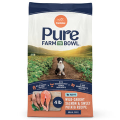 CANIDAE Pure de Granja para cachorro, pelaje brillante gracias al salmón.