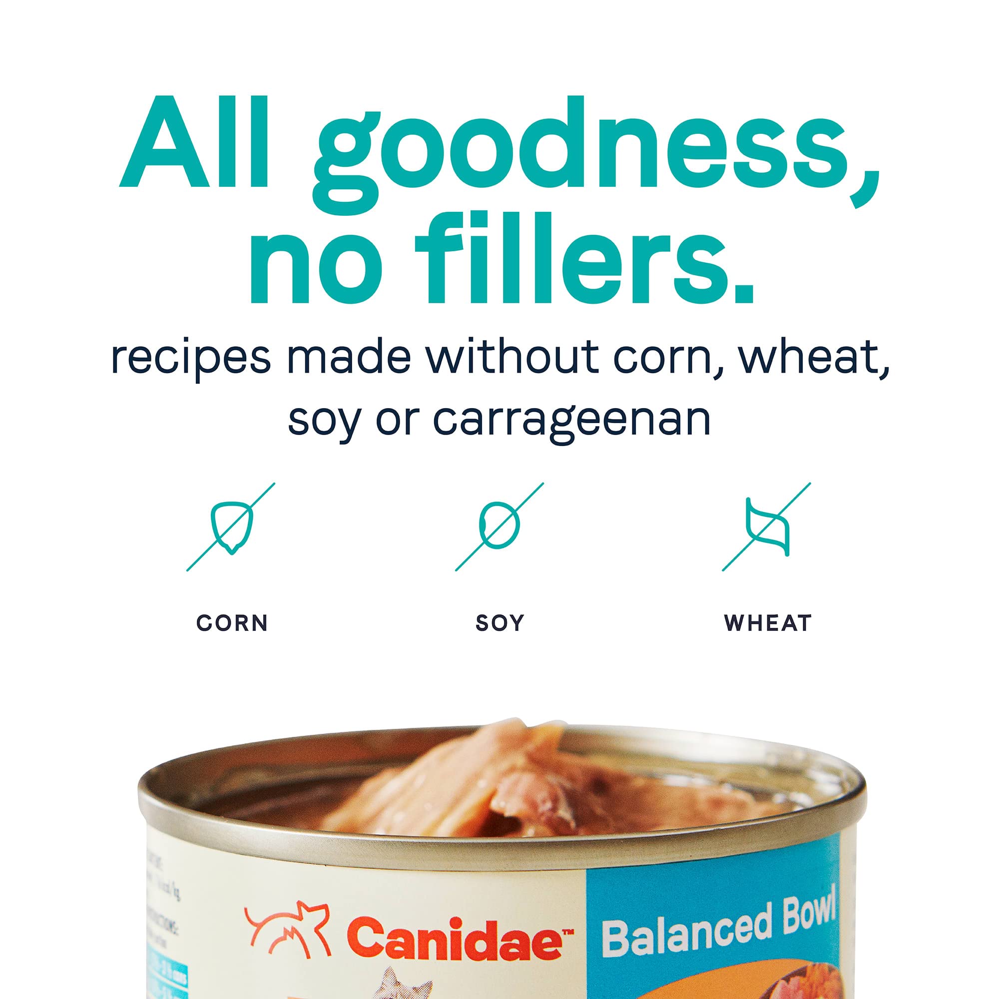 Canidae Balanced Bowl fórmula respaldada por nutricionista veterinario.