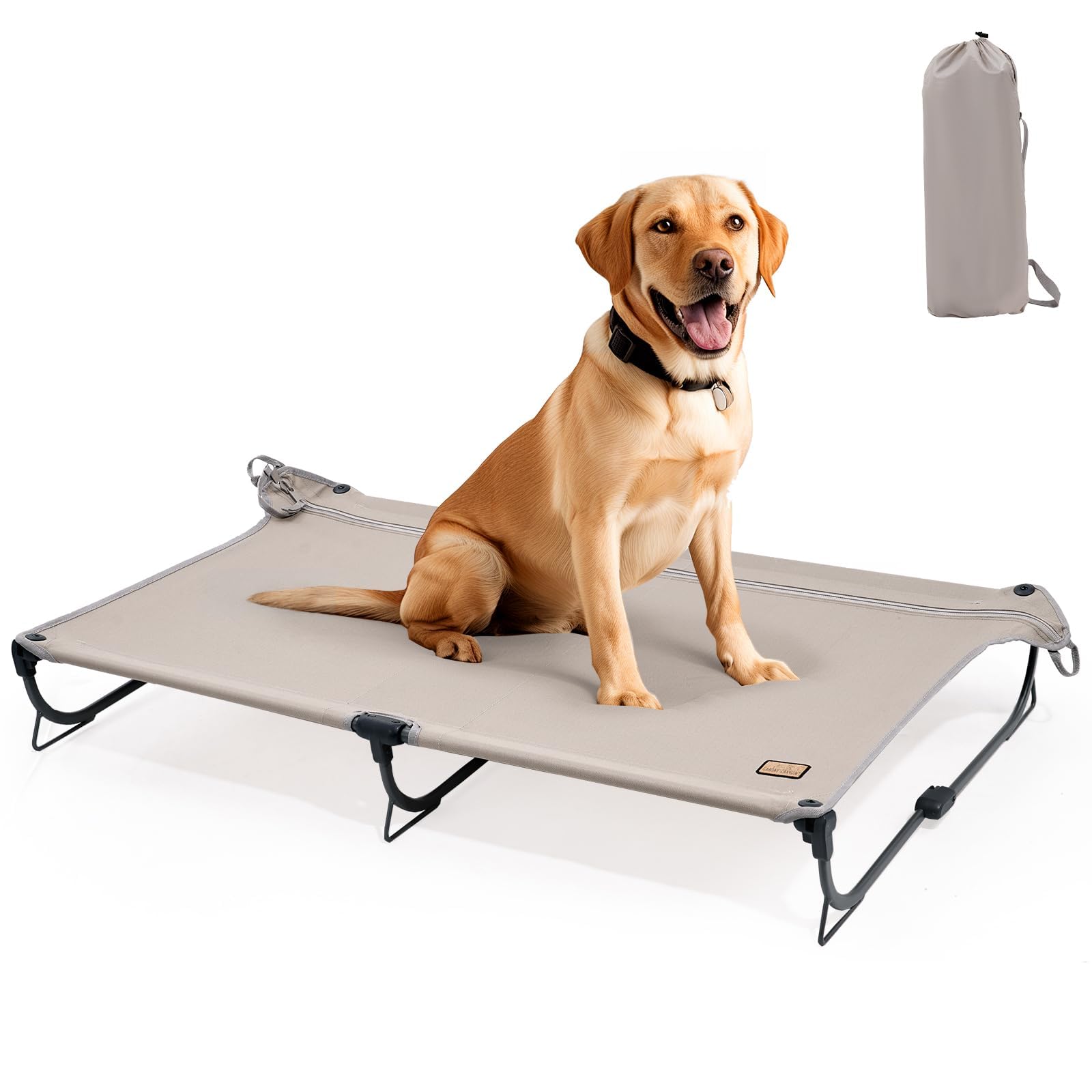 CANINE CANYON Daisy Cot plegada para viaje y camping.