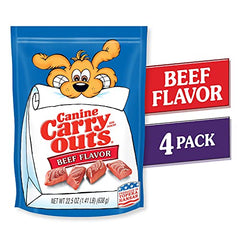 Canine Carry Outs: textura blanda y masticable, perfecta para entrenamiento.