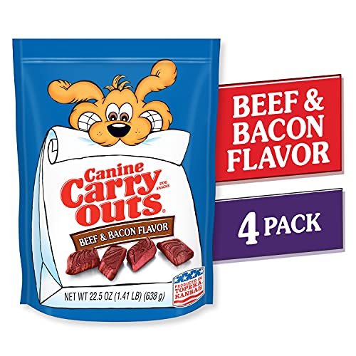 Textura suave de Canine Carry Outs facilita la masticación en perros pequeños.