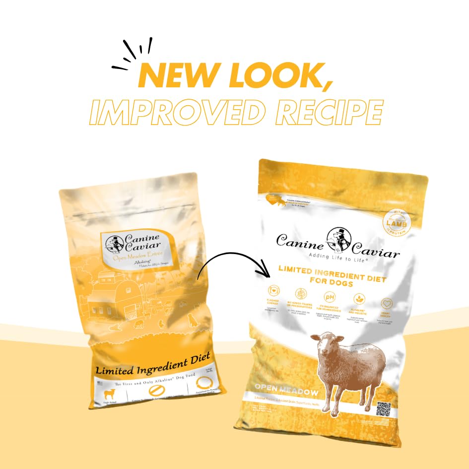 Canine Caviar Open Meadow balance pH para apoyo digestivo estable.