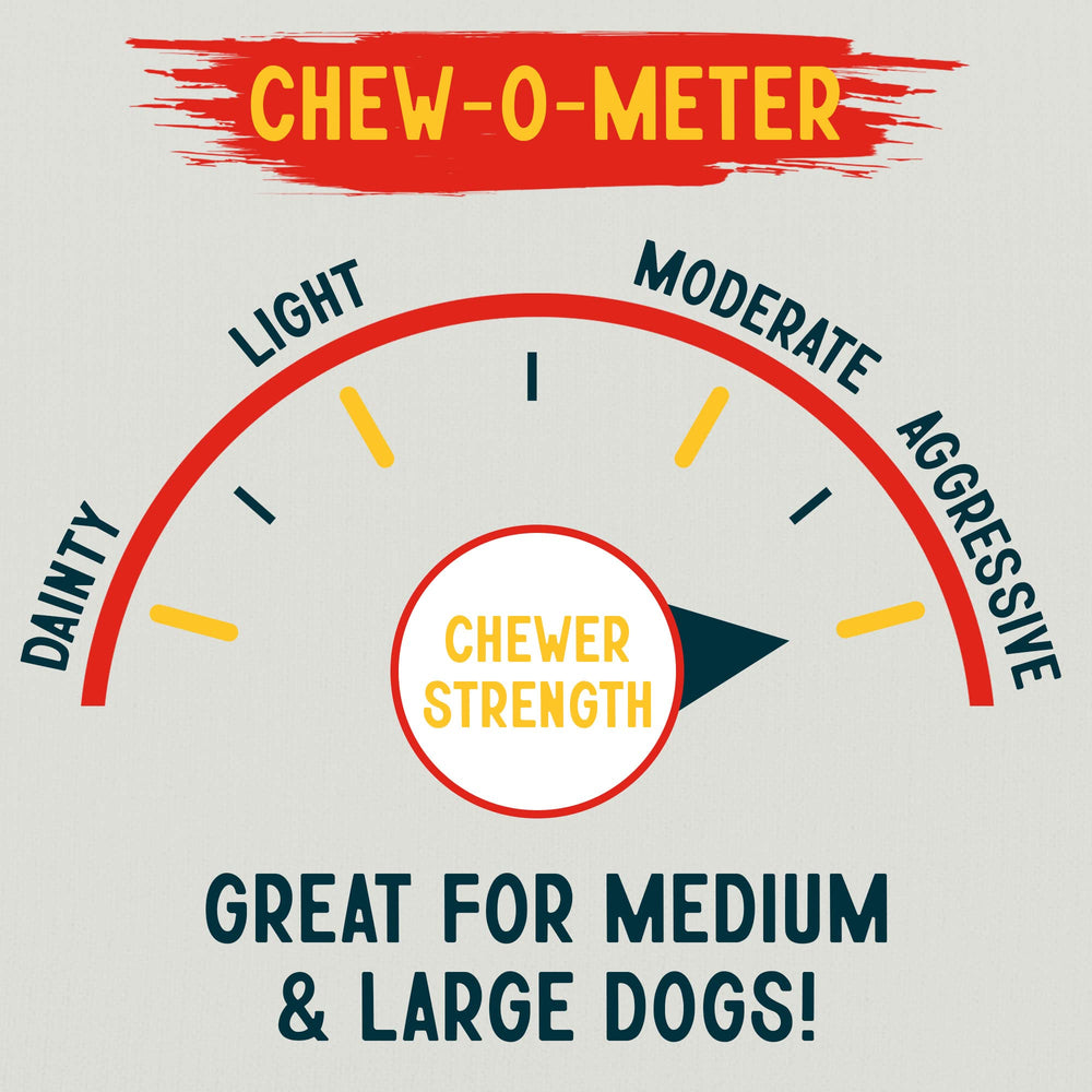 Canine Chews: producto de calidad fabricado en EE. UU. con cuero de res.