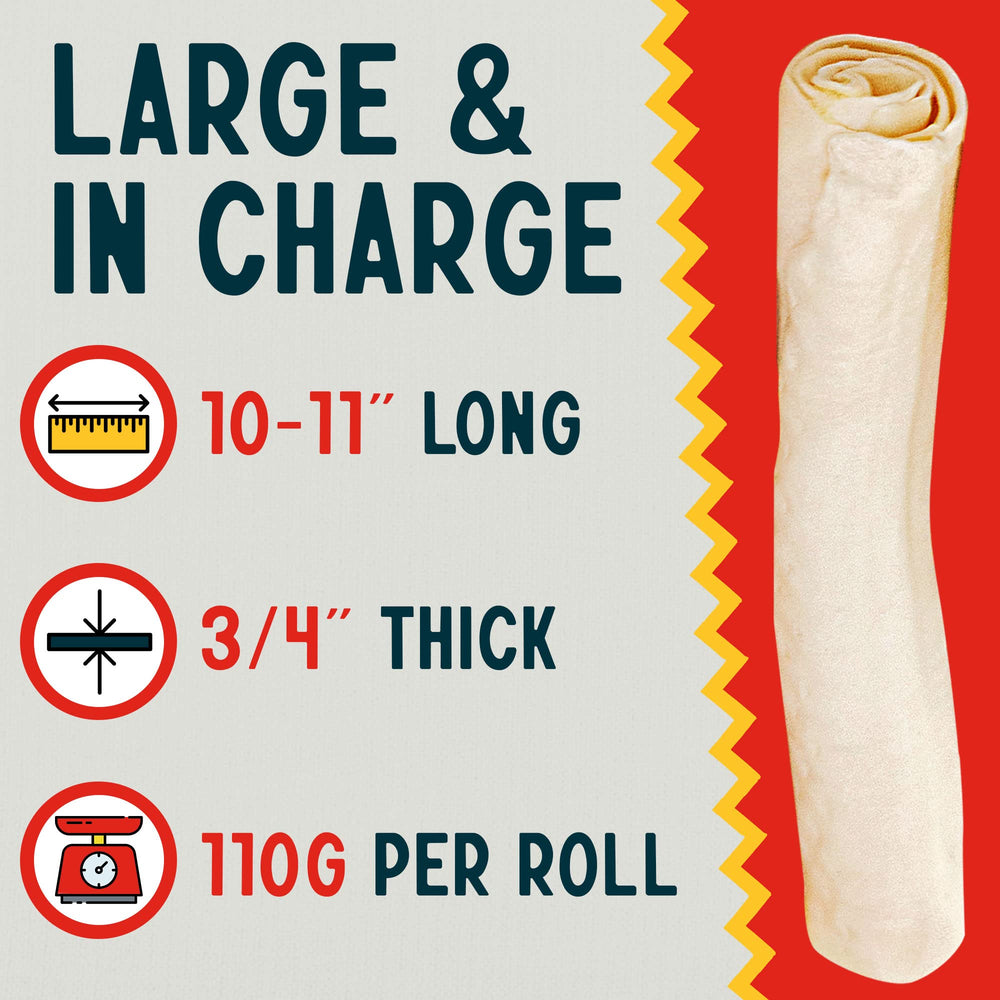 Canine Chews: rollos Retriever, 20 piezas, ideal para juego y desafío diario.