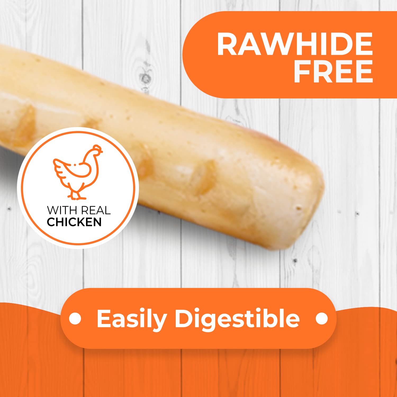 Canine Naturals digestión-facil, mini rollos de pollo para una digestión más suave