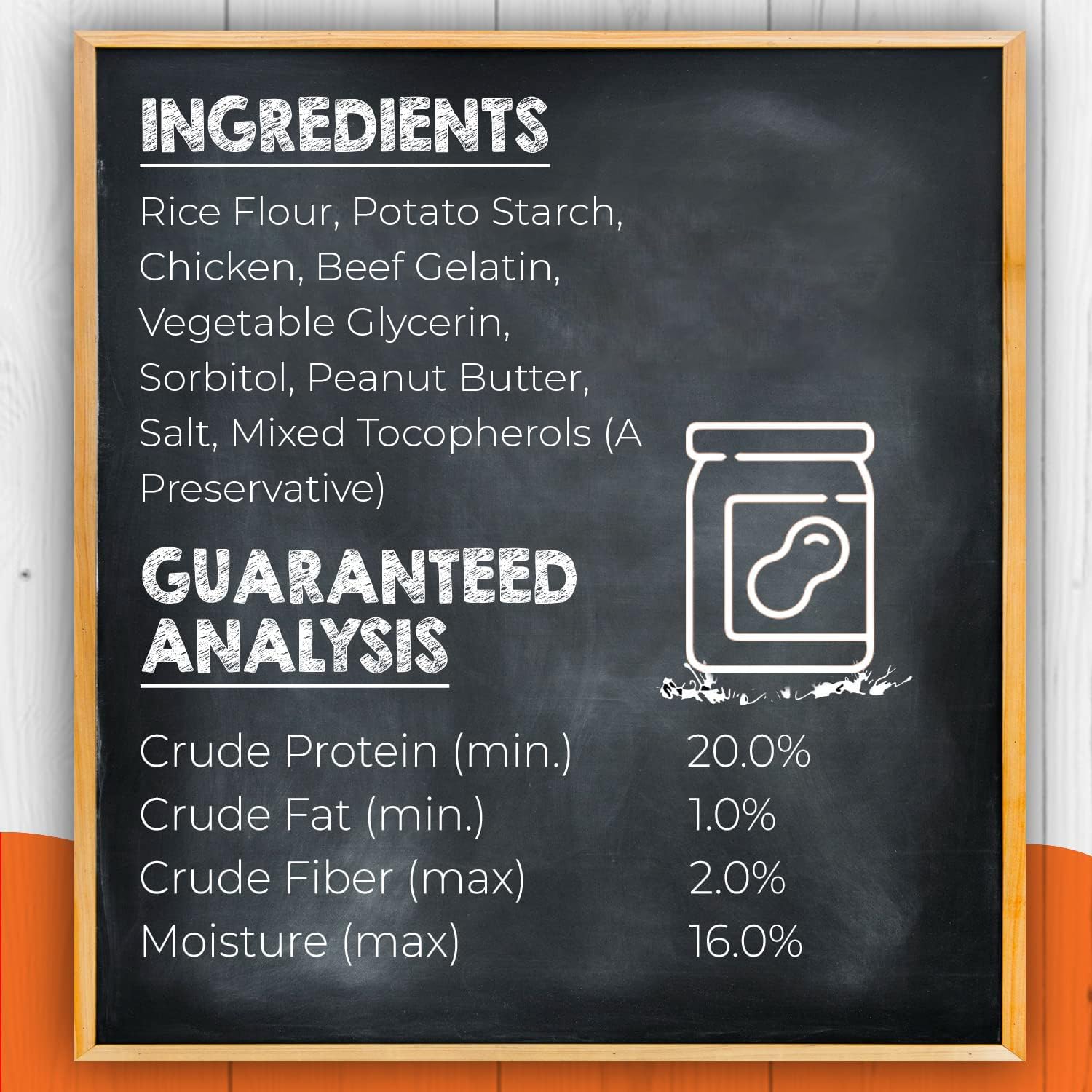 Canine Naturals con mantequilla de cacahuete real, sabor auténtico y seguro