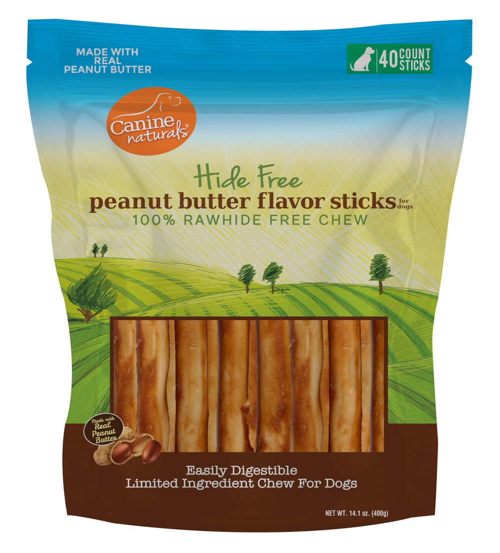 Canine Naturals: paquete de 40 palitos para masticar, recompensa diaria