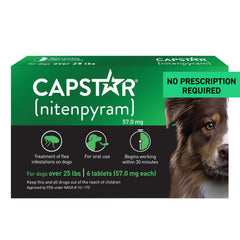 Capstar para perros: acción rápida contra pulgas en minutos, para mayor tranquilidad.