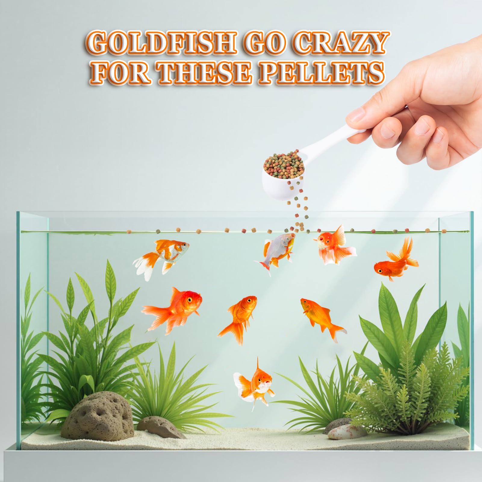 Capuca Goldfish paquete de 12oz listo para alimentar