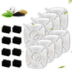 Carcent filtro para bebedero de gatos 95oz, agua fresca para cada uso.