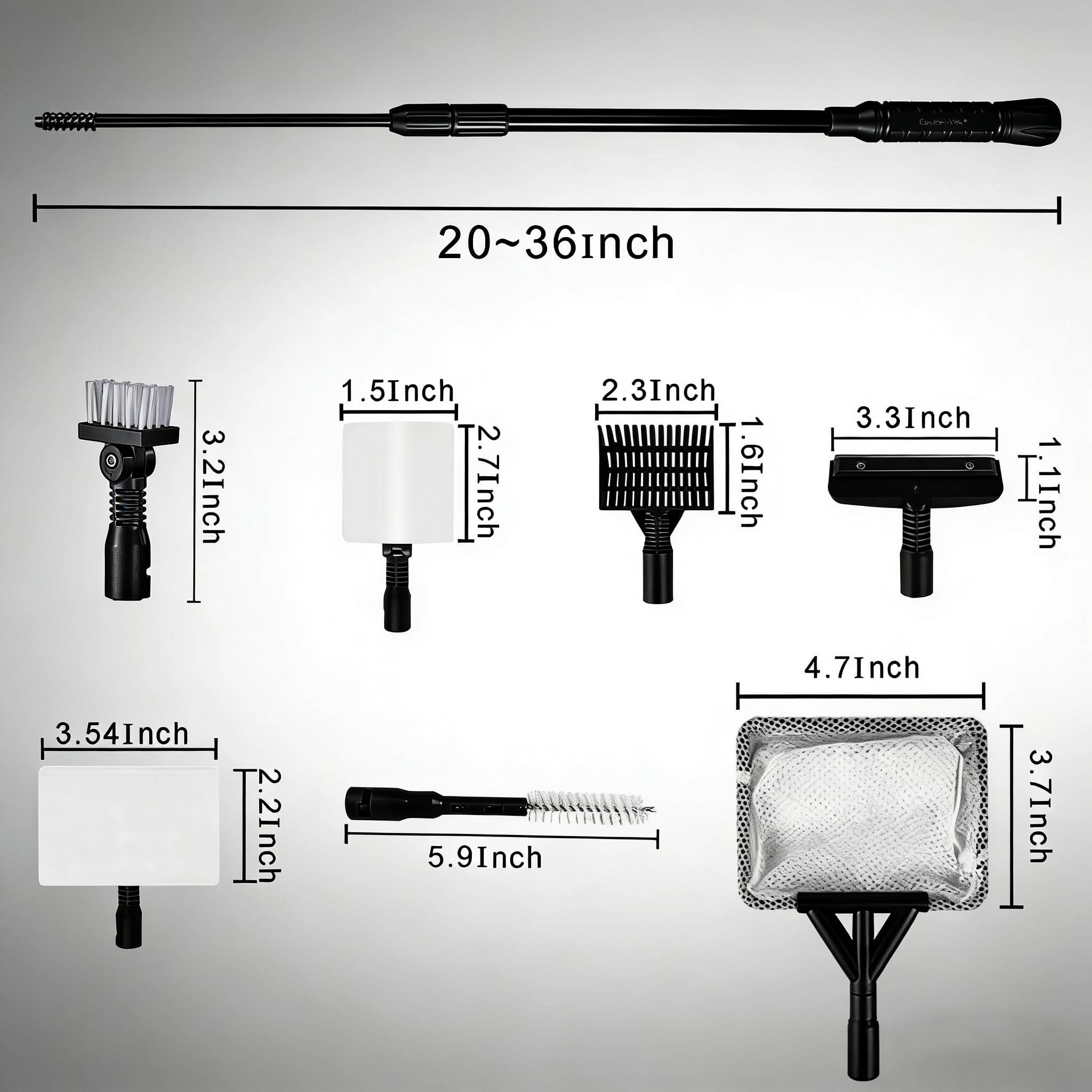 Carefree Fish 6IN1 kit completo de limpieza para acuarios
