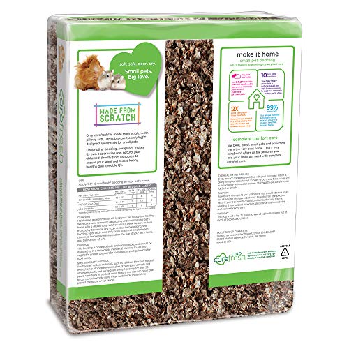 Carefresh papel natural absorbente mantiene la jaula seca