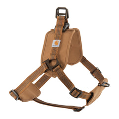 Arnés Carhartt para perro con enfoque en espalda, cómodo para paseos diarios y control suave.