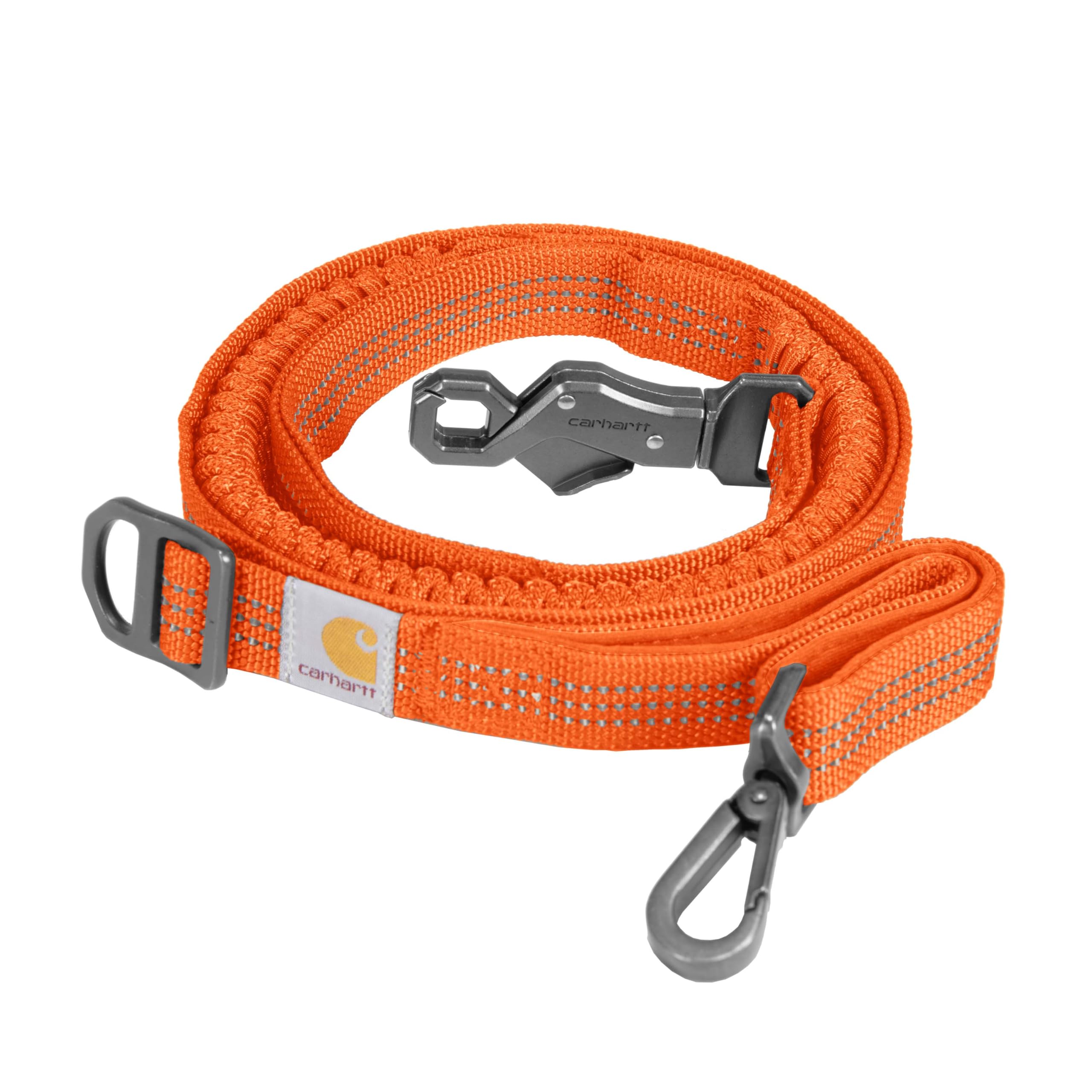 Correa Carhartt duradera de nylon para perros, ideal para caminatas largas.