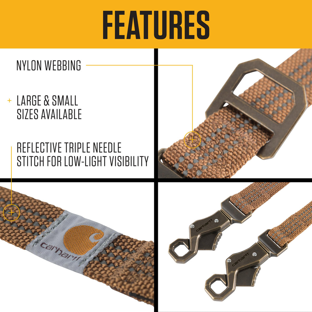 Costura triple reflectante de la correa Carhartt para mayor visibilidad