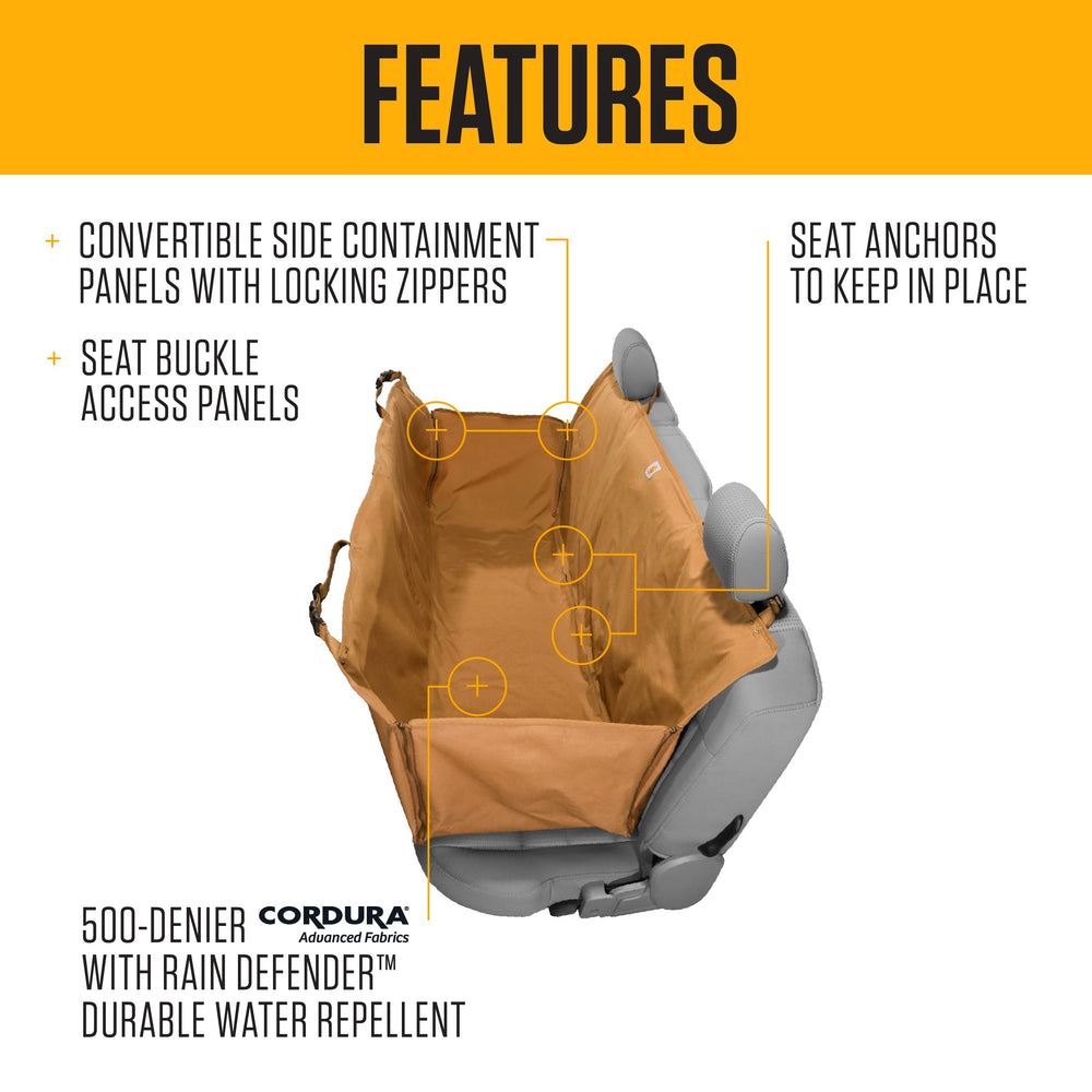 Carhartt paneles de contención lateral; ajuste rápido y seguro