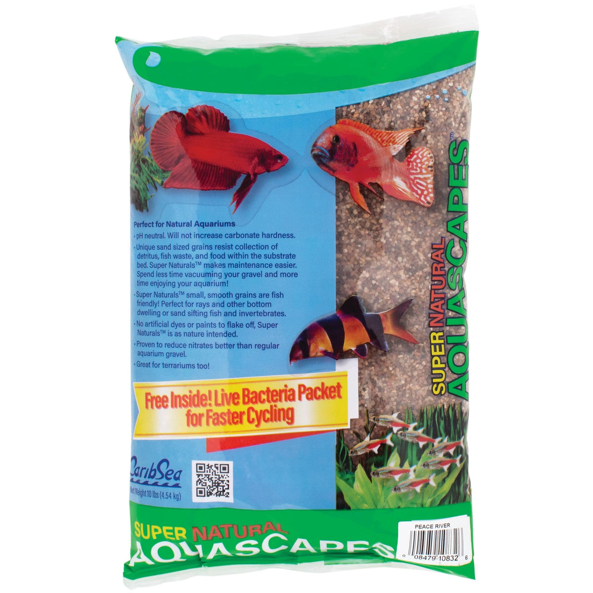 Carib Sea Peace River grava-agua-dulce fondo: base estable para plantas y peces