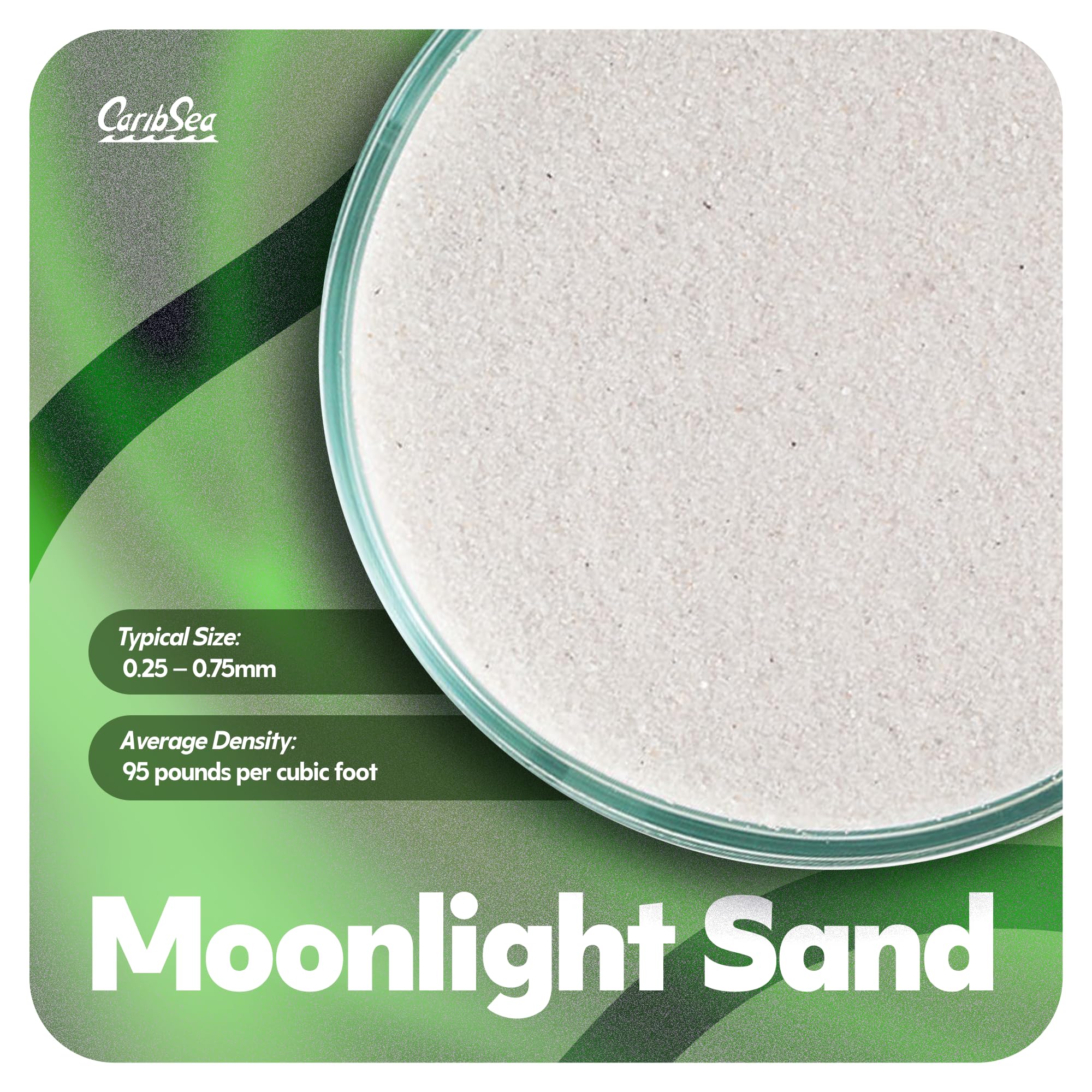 CaribSea Supernatural, grano fino, base suave para plantas y decoraciones.