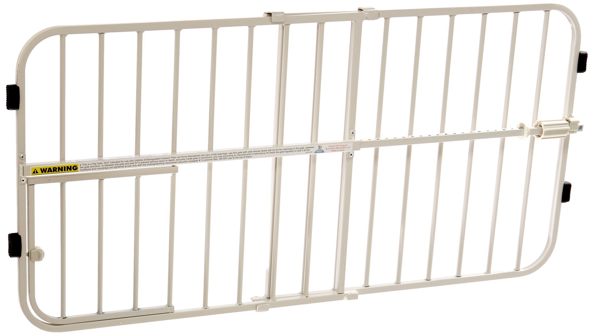 Carlson Lil Tuffy: reja expandible para puertas, seguridad para perros pequeños.
