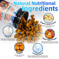 Carmelie apoyo inmunidad con omega 3 para defensas naturales del perro.
