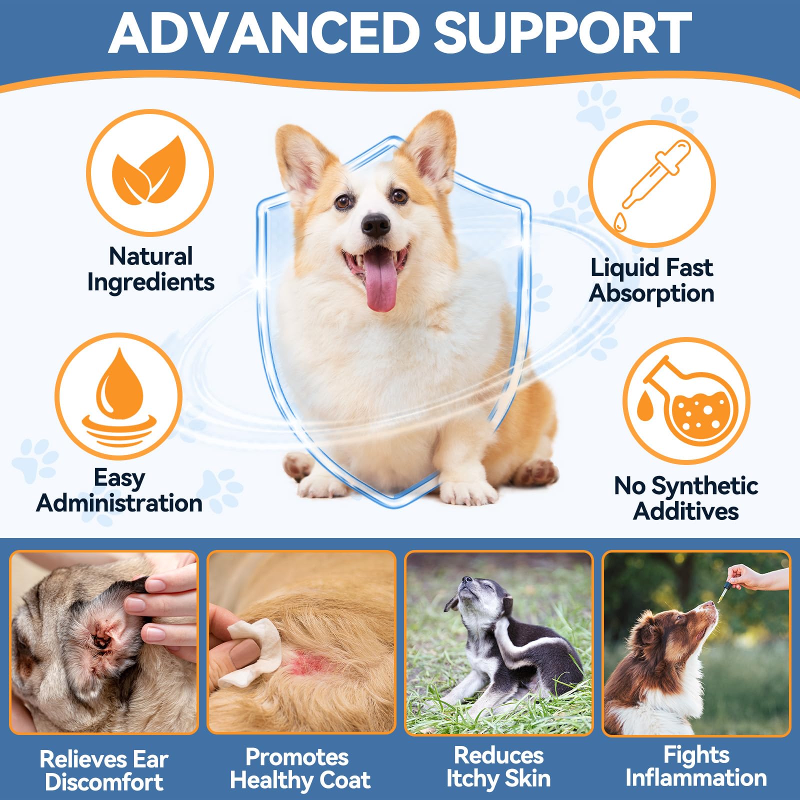 Ingredientes naturales a base de plantas en Carmelie para perros.