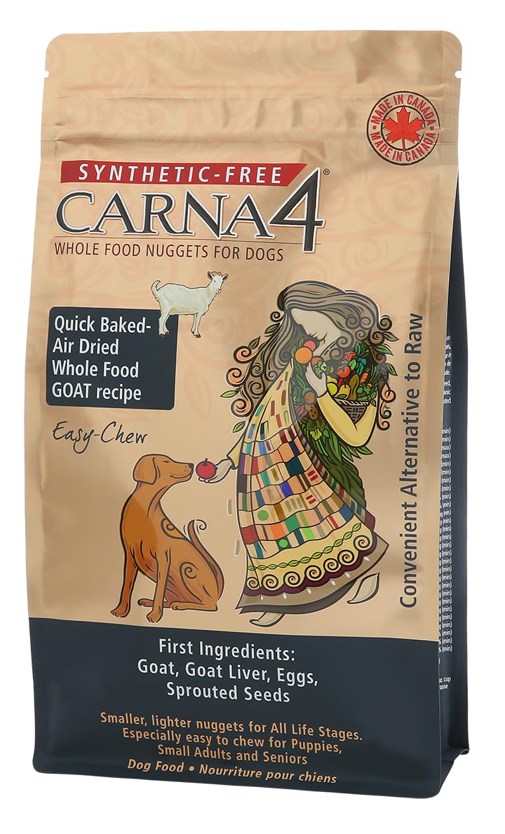 Carna4 alimento para perro seco de cabra: nutrición completa y digestión suave.