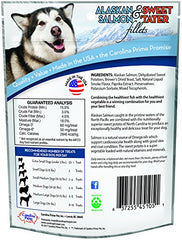 Filetes de salmón salvaje de Alaska en bolsa, ideal para premiar al perro