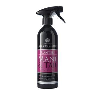 Carr & Day & Martin Canter Mane & Tail: botella muestra brillo suave y manejo fácil.