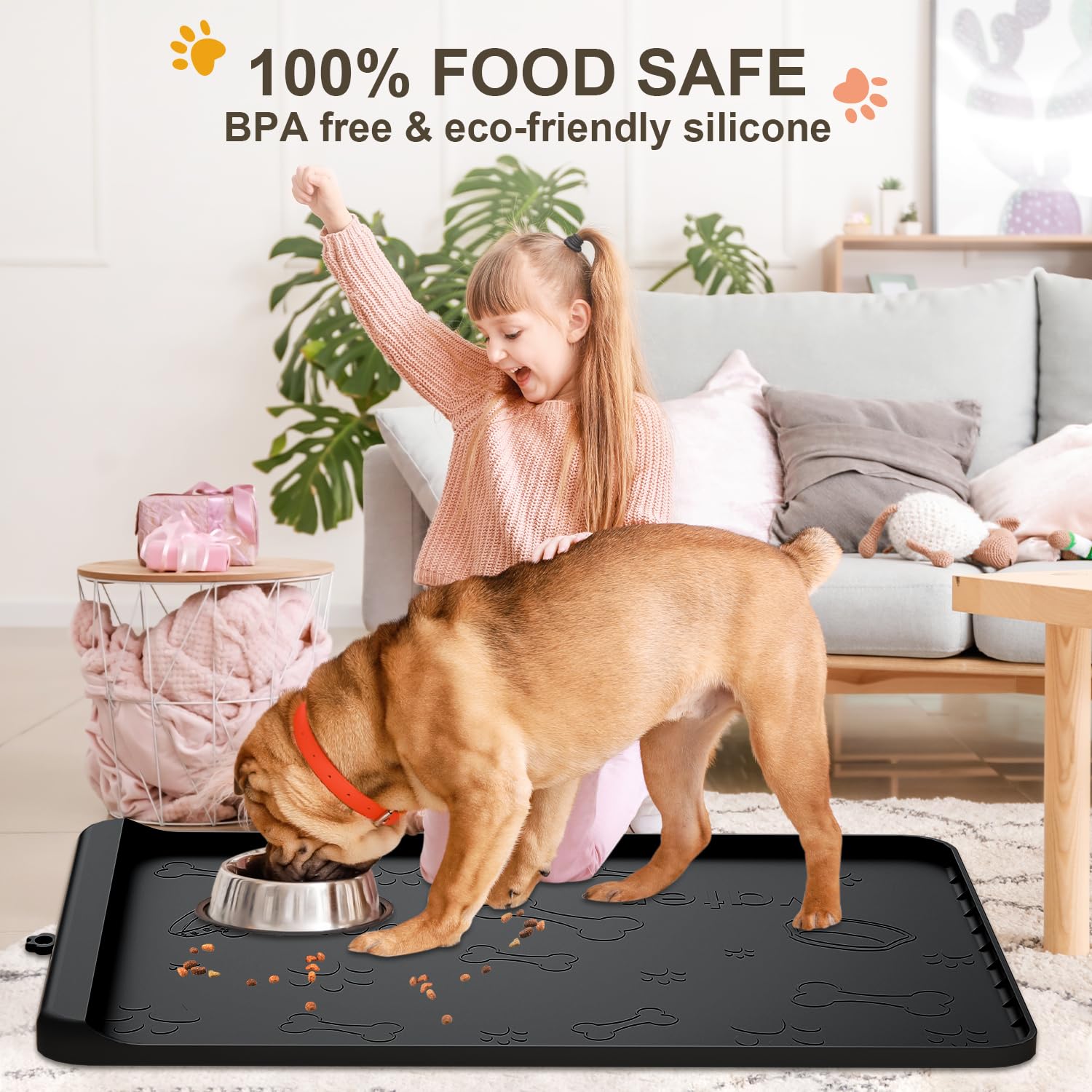 Carry360 silicona de grado alimentario segura para mascotas.