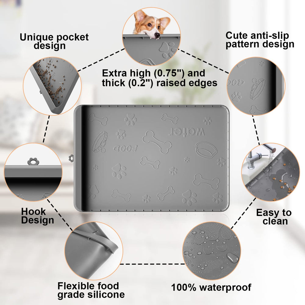 Carry360 Tamaño 28x20, ideal para perros medianos y gatos, cuencos estables.