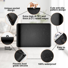 Carry360 tamaño grande sirve para varias mascotas y cuencos.