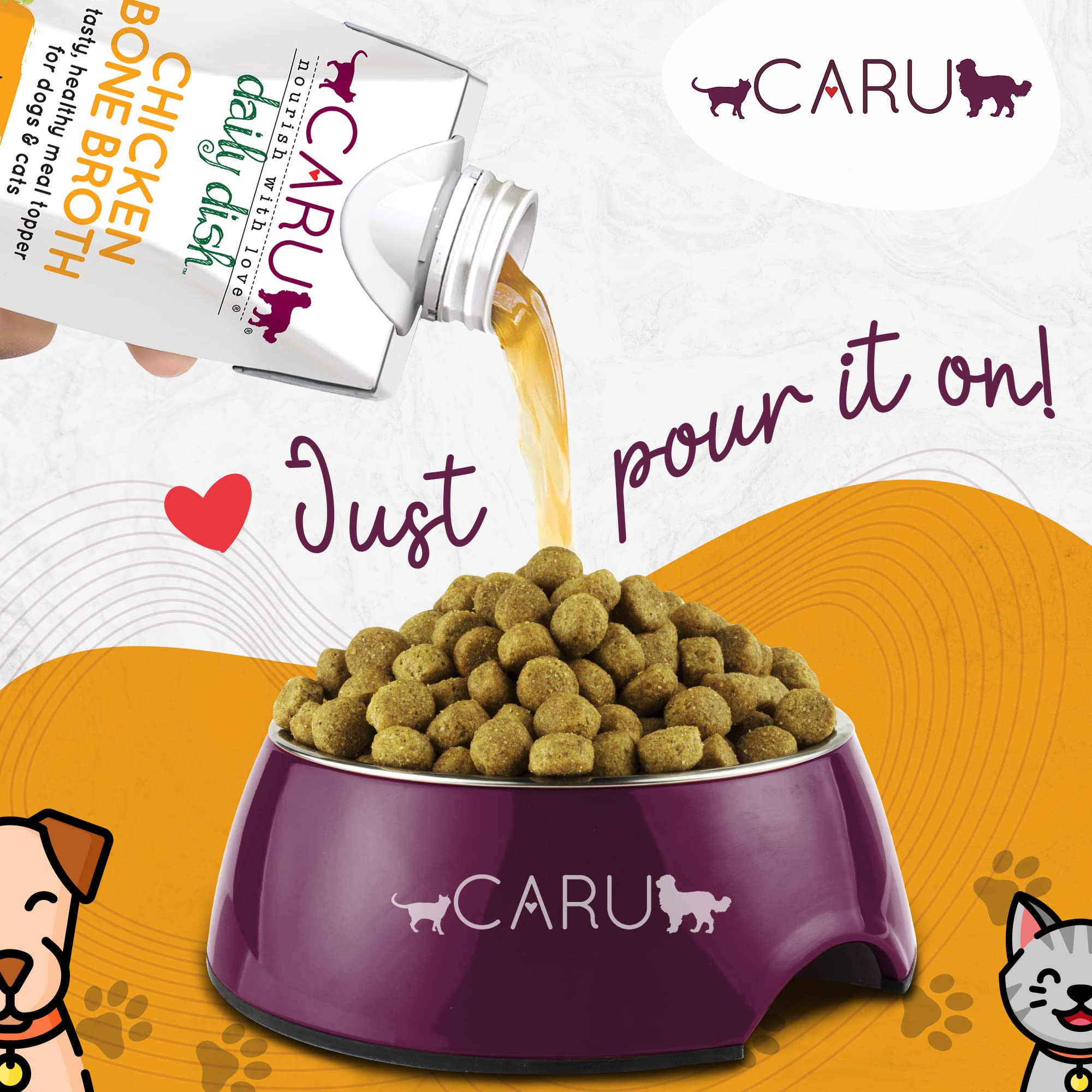 Caru Daily Dish textura cremosa de caldo, ideal para hidratar croquetas.