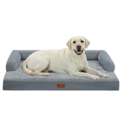 Casa Paw cama ortopédica XXL con espuma tipo panal para descanso estable.