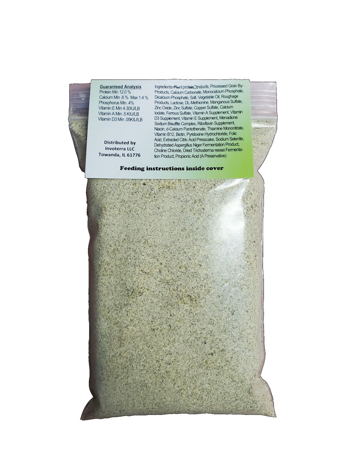Castaway Organics Alimento para lombrices, mezcla nutritiva para cría y vermicompostaje saludable.