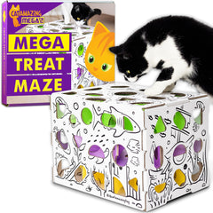 Cat Amazing MEGA: caja puzzle para premios que estimula la curiosidad felina