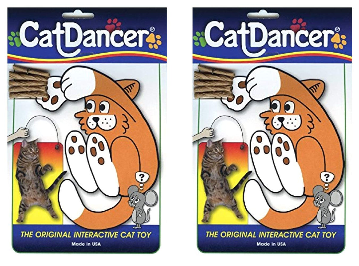 Cat Dancer, juguete de tiras de papel que estimula el juego activo del gato.