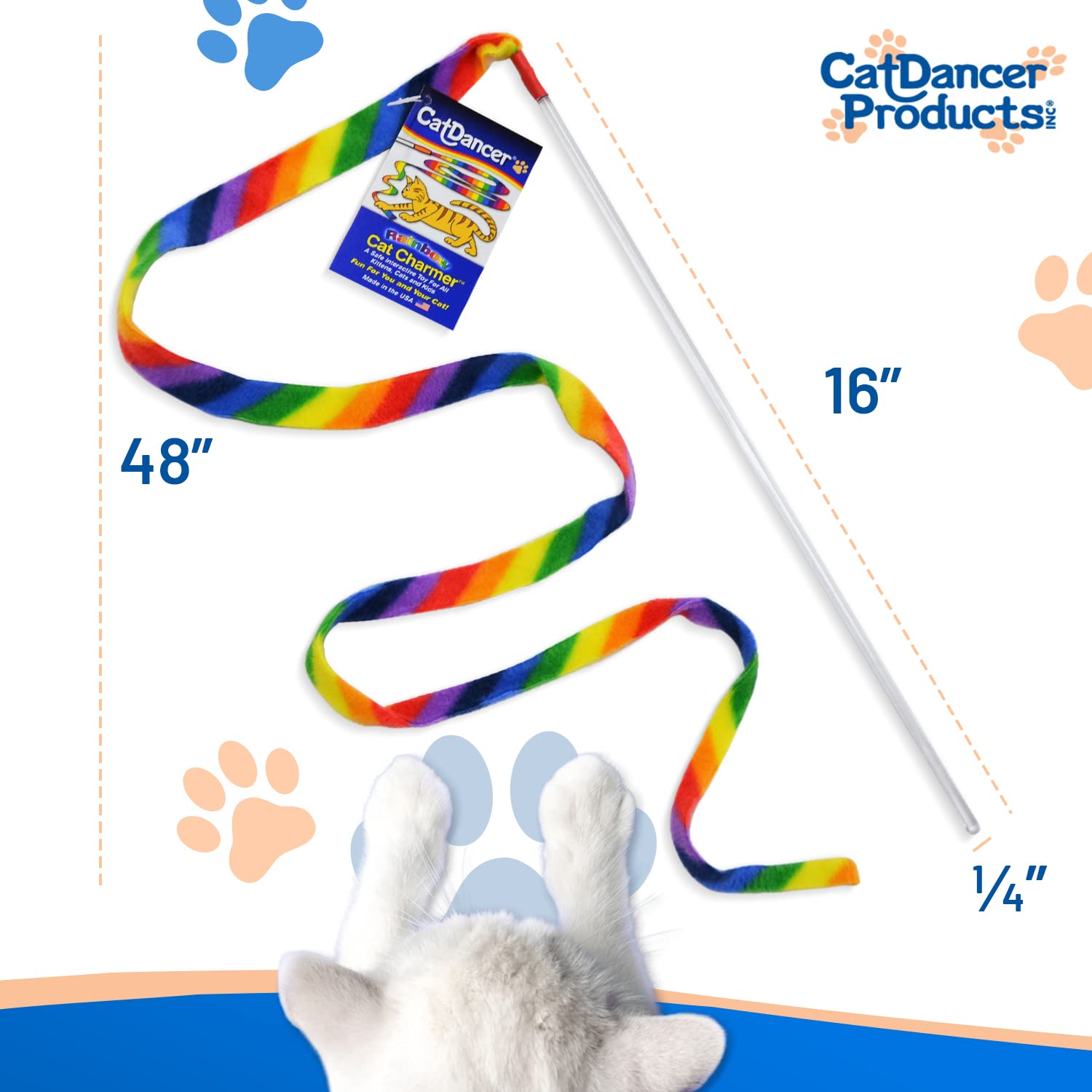 Cat Dancer juguete interactivo para gatos fomenta juego y movimiento.