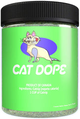 Cat Dope Catnip: bote seco de hierba gatera para sesiones de juego enérgicas.