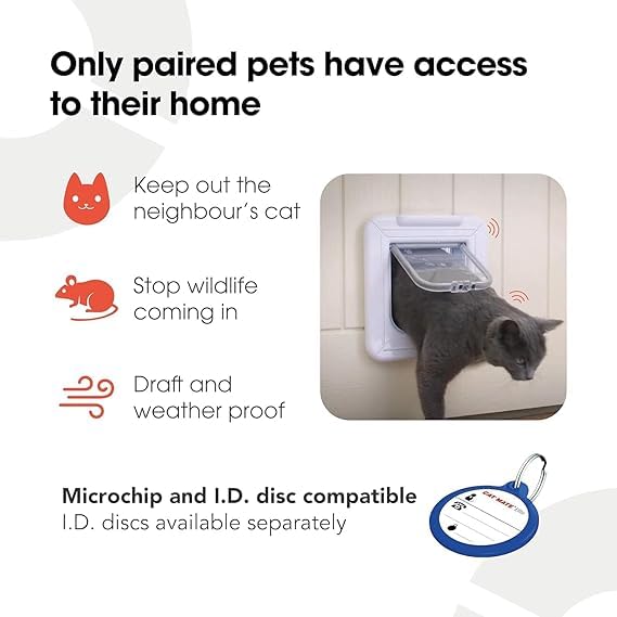 Cat Mate Elite uso diario para evitar la entrada de animales no deseados.