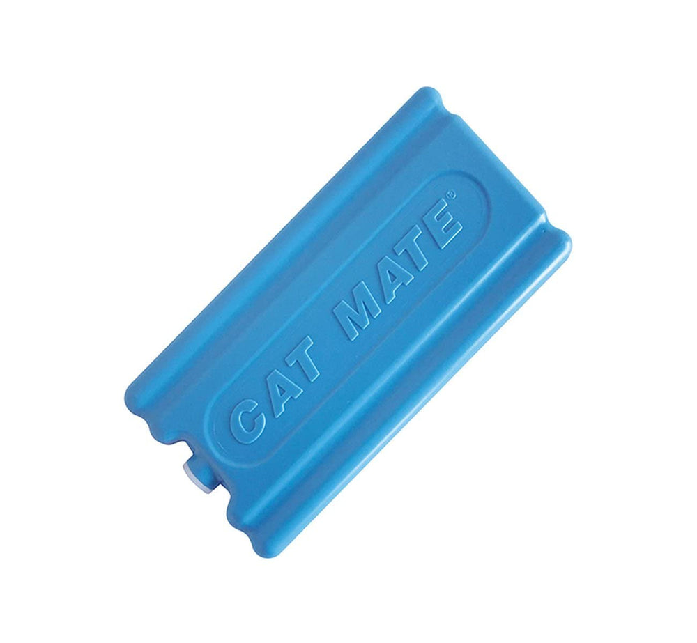 Cat Mate hielo repuesto para comedero automático, en uso continuo.