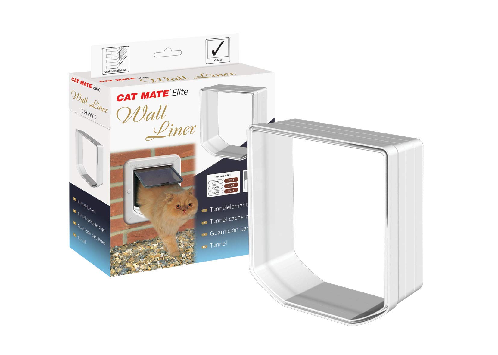 Sellado resistente a la humedad del Cat Mate Wall Liner para conducto seguro