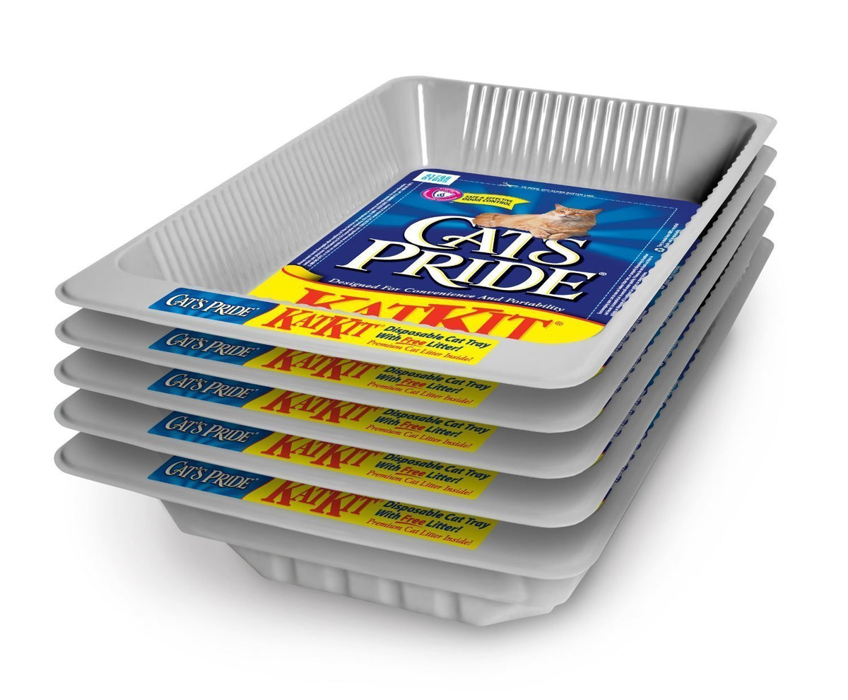Cat's Pride Oil Dri C01660, pan de arena desechable, facilita la limpieza diaria.