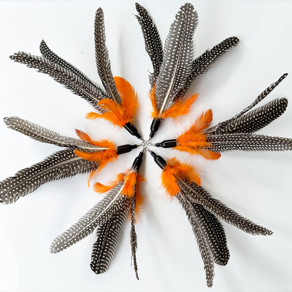 CATENEED materiales de plumas, textura suave que inspira juego.