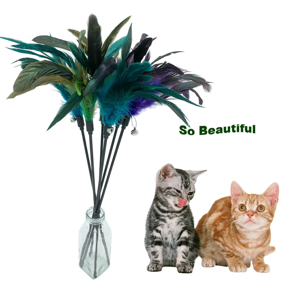 CATENESS plumas con sonajero: ideal para captar la atención del felino.