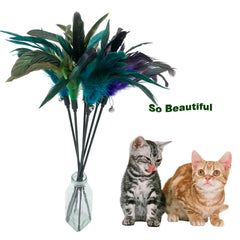 CATENESS plumas con sonajero: ideal para captar la atención del felino.