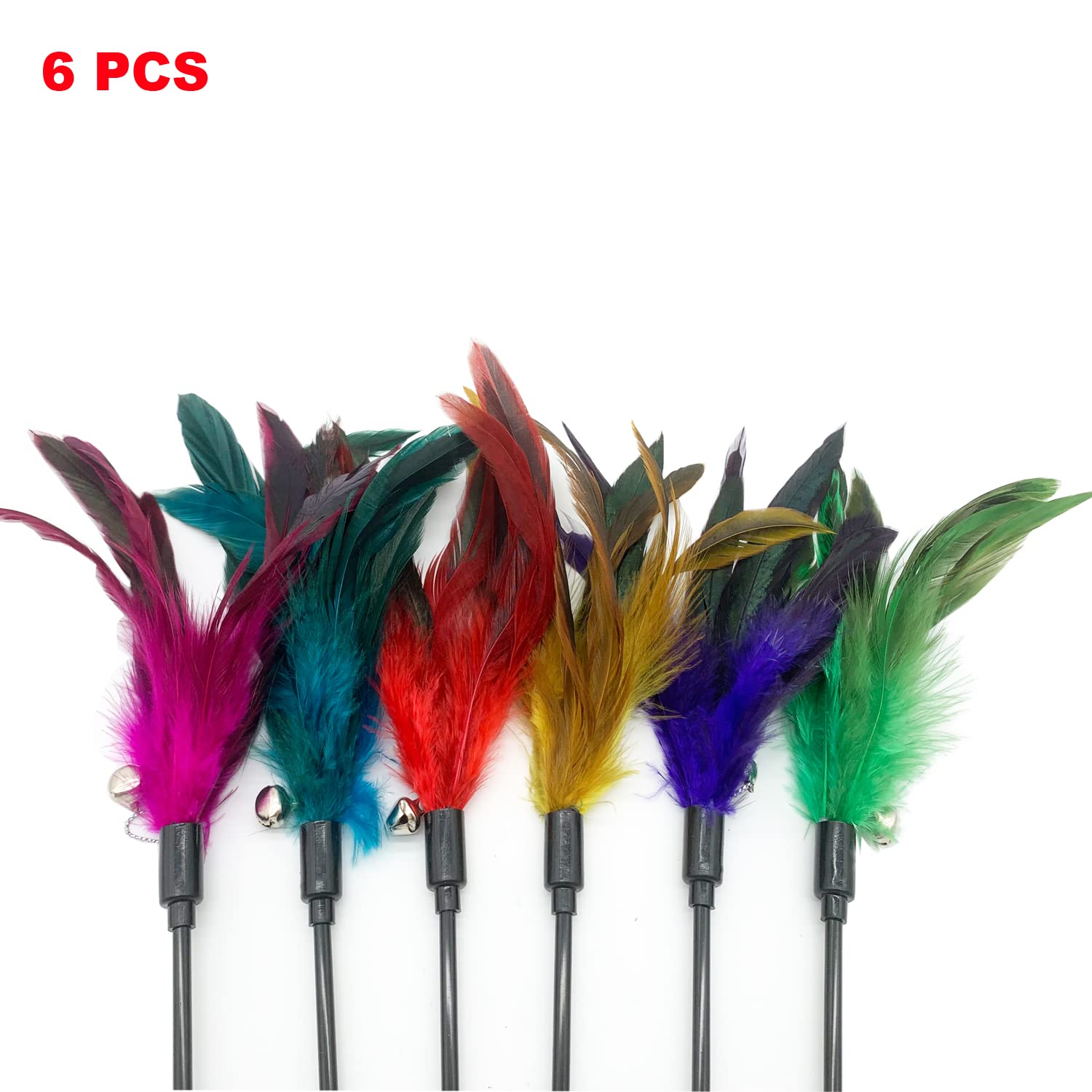 CATENESS varita-plumas-3: sonido crujiente que atrae al gato.